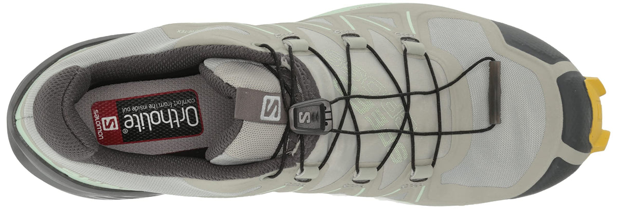Salomon Women's Speedcross 5 GTX trail running and hiking shoe, Wrought Iron/Spray/Antique Moss, 7 US Salomon