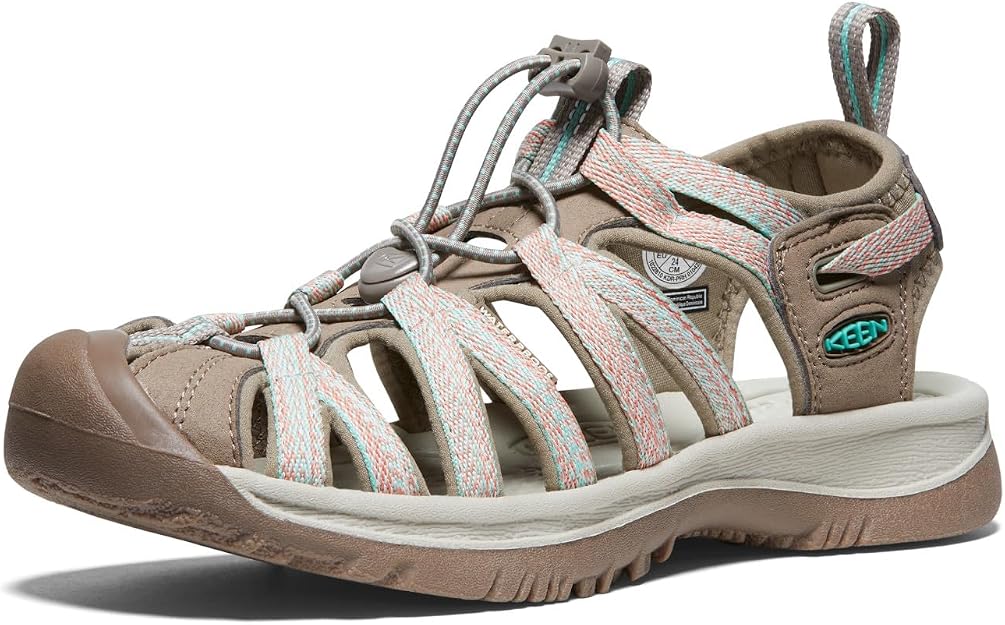 KEEN Women's WHISPER, Taupe Coral, 12 US/ EU 43 Keen