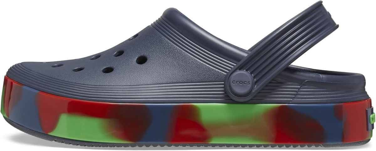 Crocs Kids Off Court Clog, Glow Band - Storm/Multi - C7 / EU 24 CROCS