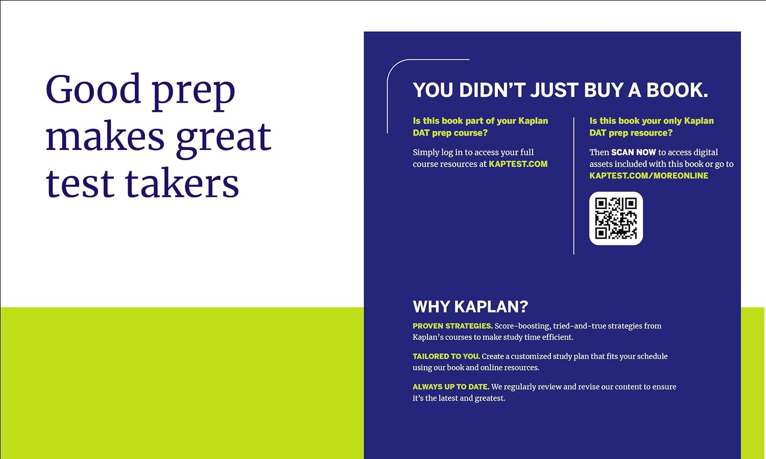 OAT Prep Plus, Sixth Edition (2026) - As New Kaplan