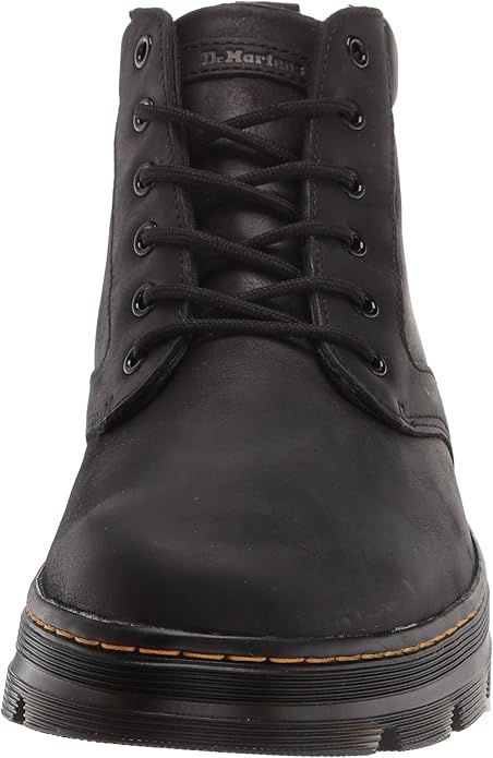 Dr. Martens Unisex Bonny 6-Eye Boot, Black Wyoming Leather, UK 5/US M6W7 / EU 38 Dr Martens