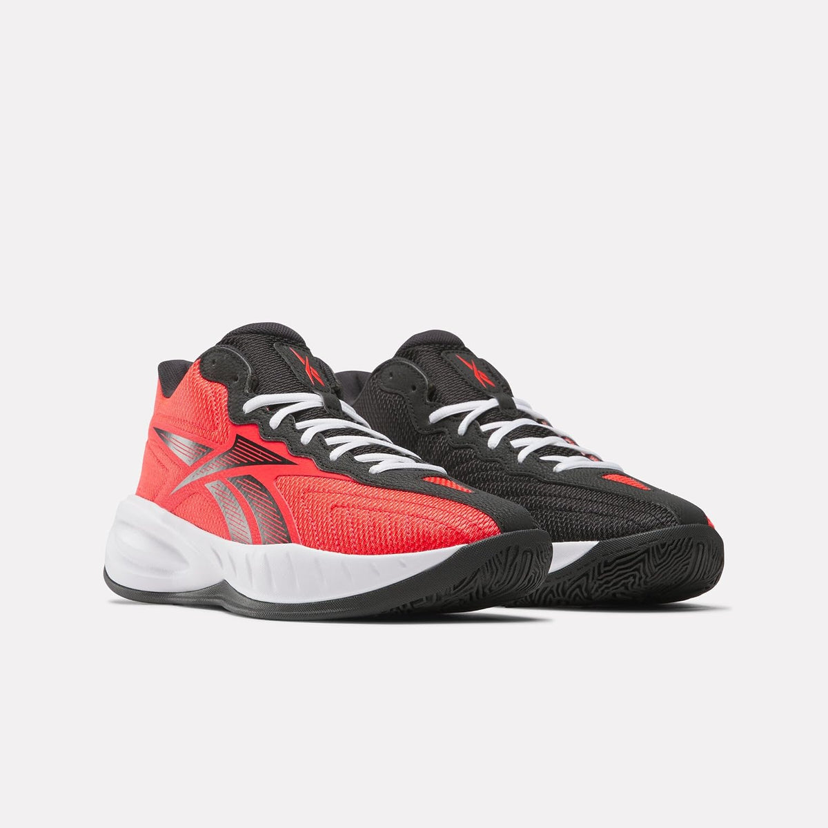 Reebok Unisex Press Basketball Sneaker, Energy Red/Black/White - EU 38.5 Reebok