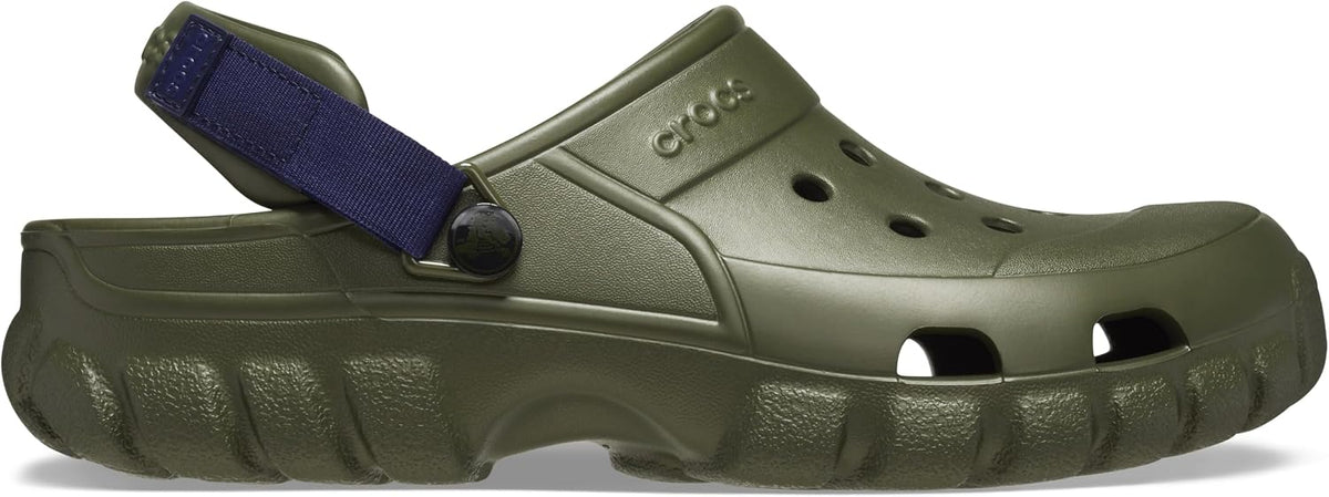 Crocs Unisex Off Road Sports Clog, Army Green/Navy, US M4/W6 - EU 36 CROCS
