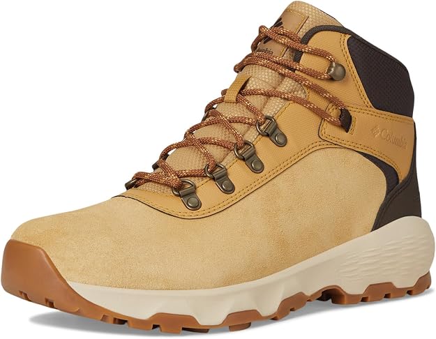 Columbia Men's Newton Wander Wide Hiking Boots, Curry, Cordovan, US 8 / EU 41 Columbia