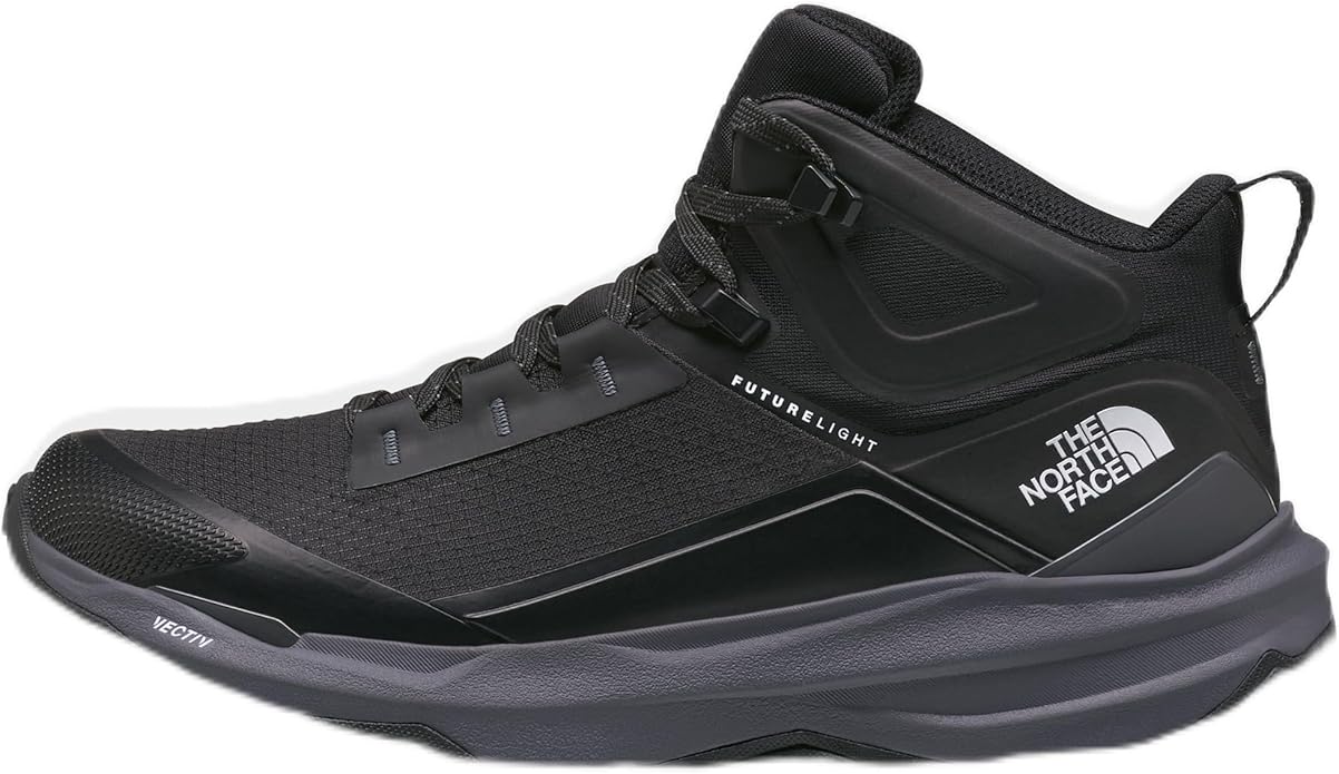 The North Face Women's Vectiv Exploris 2 Mid Futurelight Hiking Boots, TNF Black/Asphalt Grey, US W9 The North Face