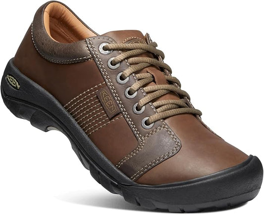 Keen Men's Austin Waterproof Oxfords, Chocolate Brown, 7 US Keen