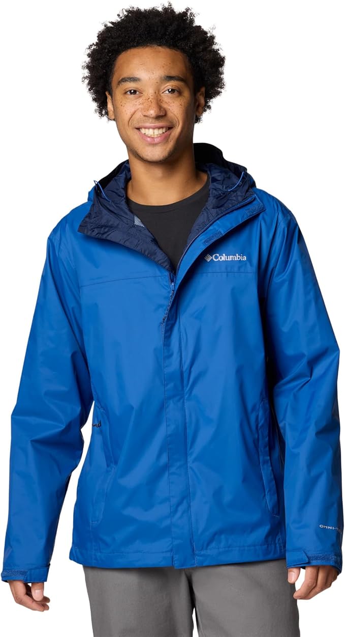 Columbia Men's Watertight II Rain Jacket, Mountain Blue, L Columbia