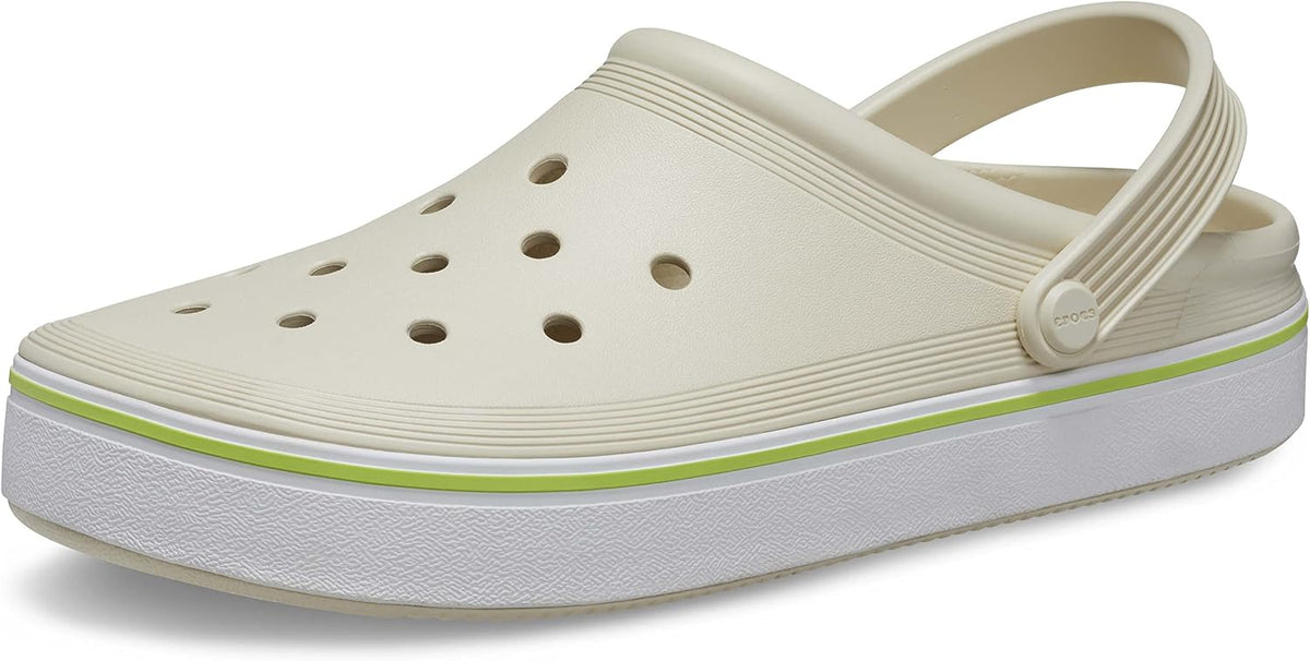 Crocs Unisex Off Court Clog, Bone, US M6/W8 - EU 38 CROCS