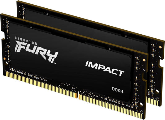 Kingston FURY Impact 64GB (2x32GB) DDR4 3200MHz CL20 SODIMM Laptop RAM – New Kingston