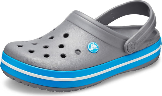 Crocs Unisex Crocband Clog, Charcoal/Ocean, US M4/W6 - EU 36 CROCS
