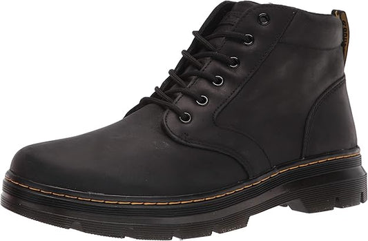 Dr. Martens Unisex Bonny 6-Eye Boot, Black Wyoming Leather, UK 5/US M6W7 / EU 38 Dr Martens