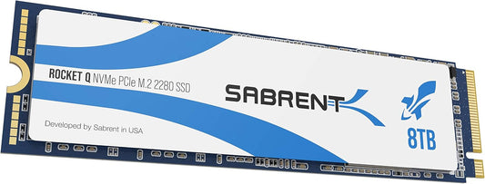 SABRENT Rocket Q 8TB NVMe PCIe M.2 2280 SSD SB-RKTQ-8TB – As New SABRENT