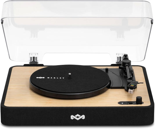 House of Marley Revolution Wireless Turntable Bluetooth 3-Speed Record Player Dust Cover – As New House of Marley