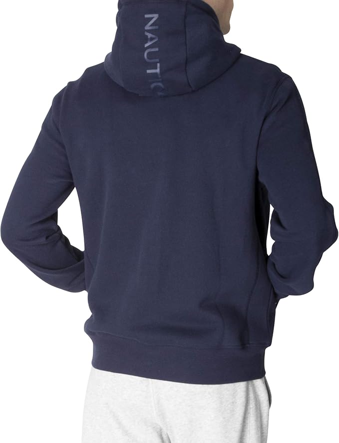 Nautica Men's Essential Collection Full-Zip Hoodie, Navy, X-Large NAUTICA