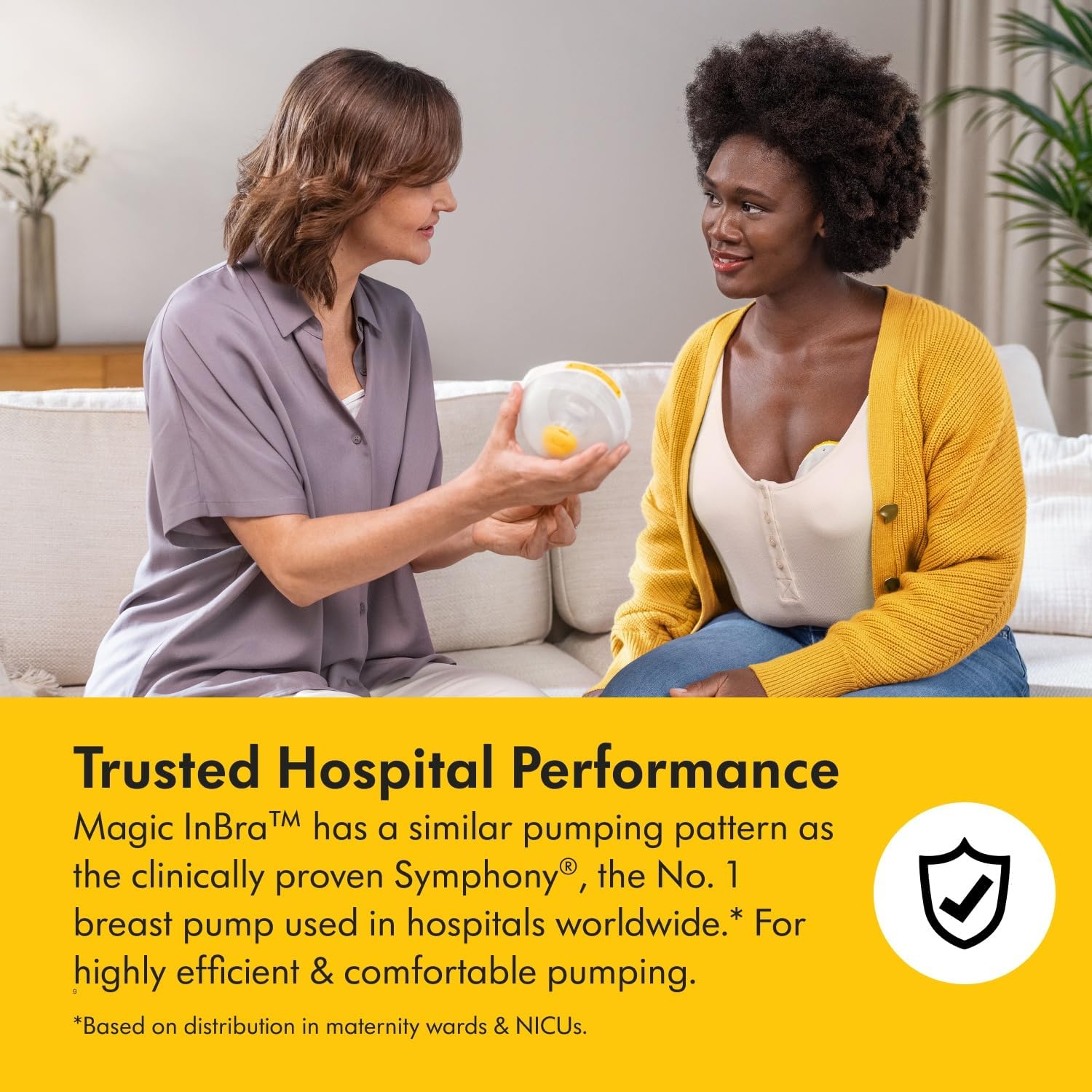 Medela Magic InBra Hands-Free Double Breast Pump Wearable Smart App – Excellent Condition MEDELA