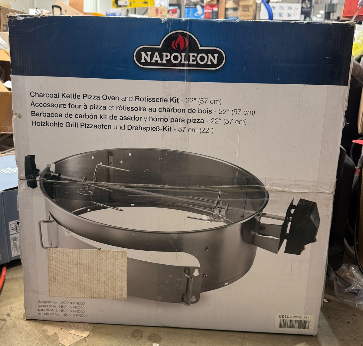 Napoleon Commercial Grade Rotisserie Kit for NK22 and PRO22 - As New - Refurbished Napoleon