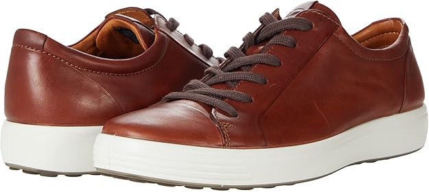 ECCO Men's Soft 7 Sports Classic Sneaker, Cognac, EU 39/US 5-5.5 Mr Bargain