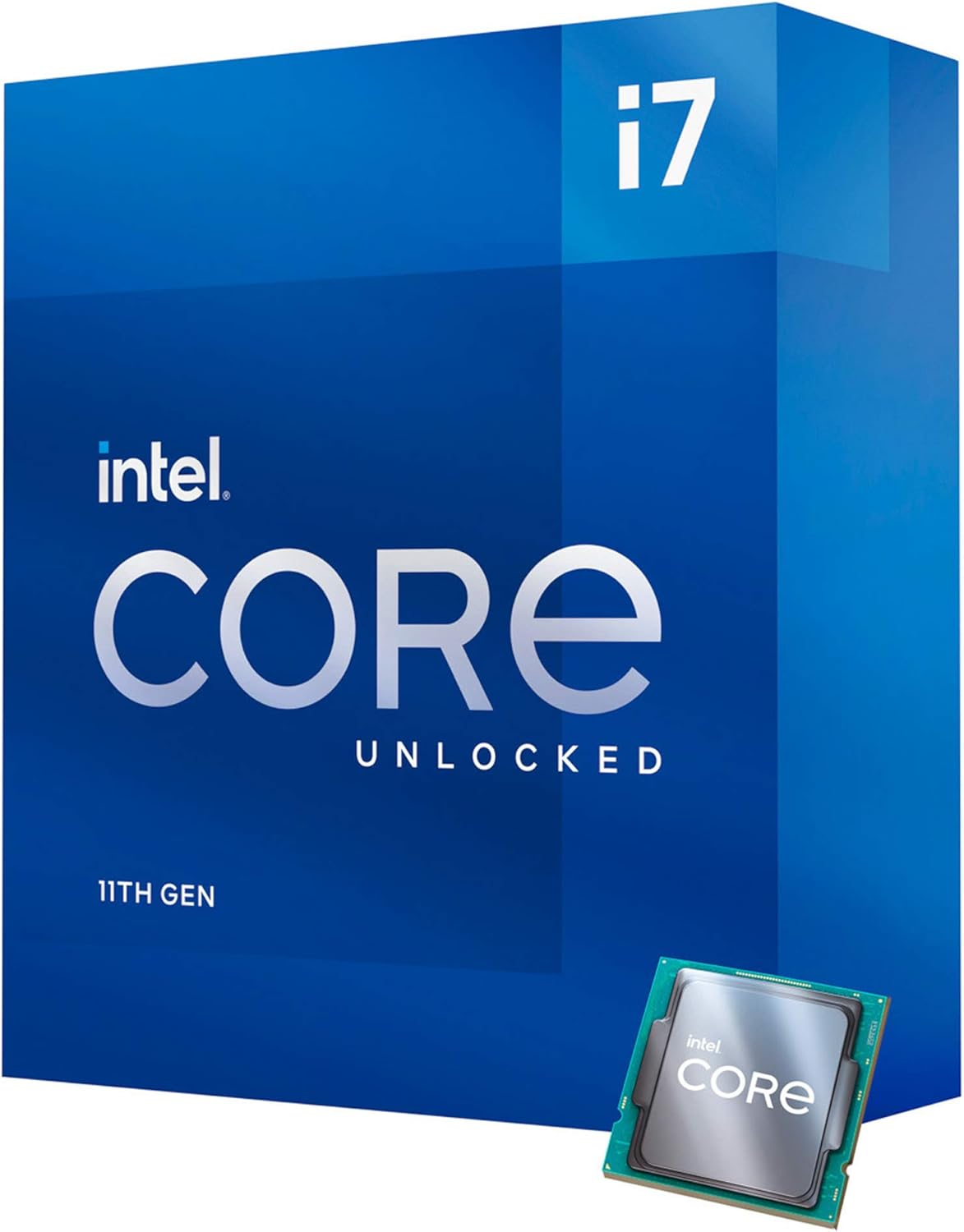 Intel Core i7-11700K 8-Core 16-Thread 5.0GHz LGA1200 Unlocked CPU – Excellent Condition Untested INTEL