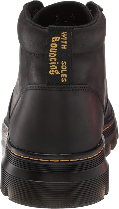 Dr. Martens Unisex Bonny 6-Eye Boot, Black Wyoming Leather, UK 5/US M6W7 / EU 38 Dr Martens