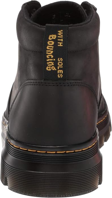 Dr. Martens Unisex Bonny 6-Eye Boot, Black Wyoming Leather, UK 6/US M7W8 Dr Martens