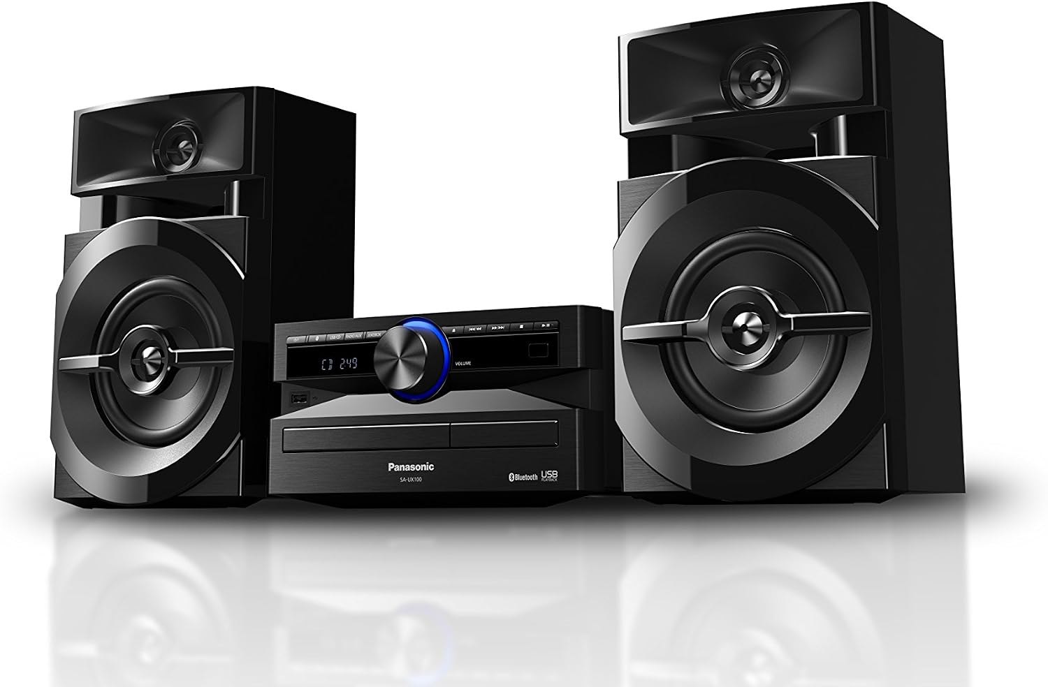 Panasonic SC-UX100GN-K 2.0 Channel 300W Mini Hi-Fi System Powerful Audio System – As New Panasonic