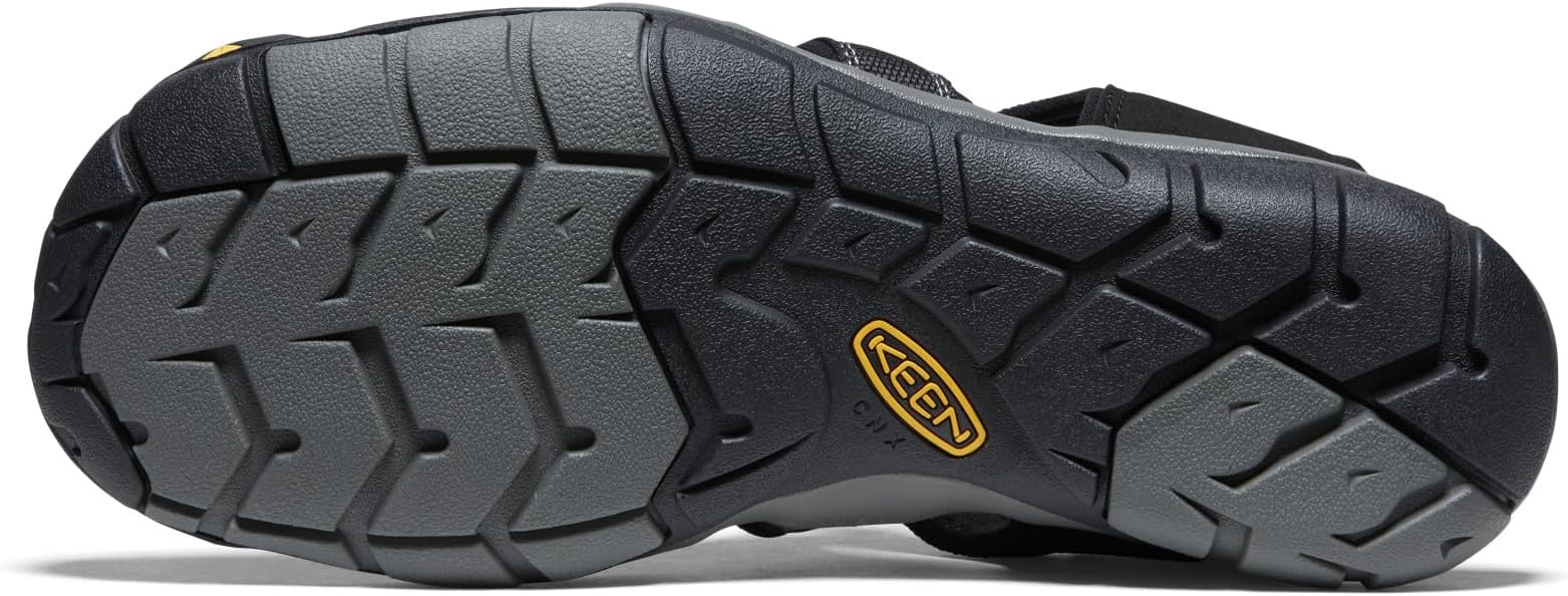 KEEN Male Clearwater CNX Black Gargoyle Size 11 US Sandal Keen