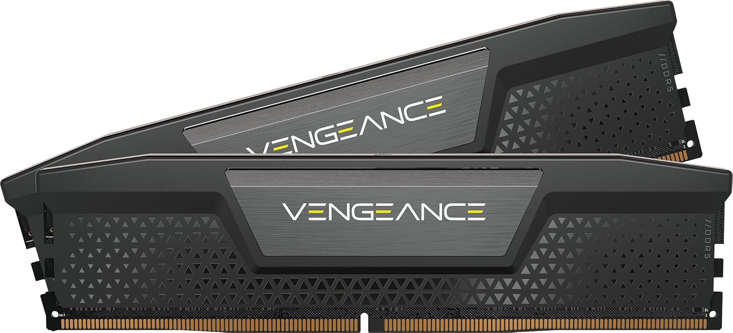 CORSAIR Vengeance 128GB (2x64GB) DDR5 6000MHz CL40 RAM Intel XMP 3.0 Black - As New CORSAIR