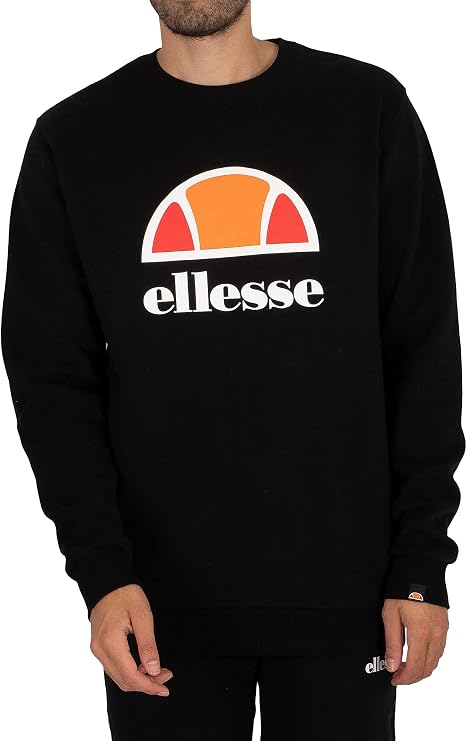 ellesse Men's Perc Sweatshirt Hoodie Black ellesse