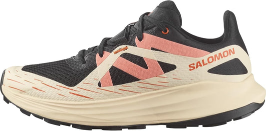 Salomon Women's Ultra Flow Trail Running and Hiking Shoe, Black/Tender/Fuco, 9 US/ EU 41 1/3 Salomon