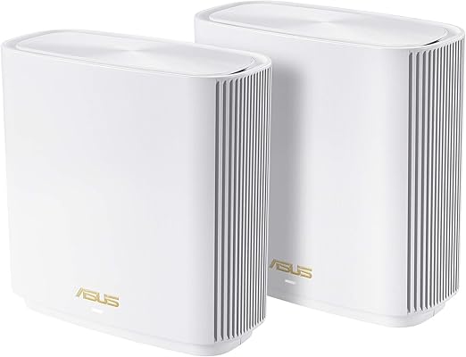 ASUS ZenWiFi XT8 AX6600 Tri-Band Mesh WiFi 6 System 2-Pack White – As New ASUS
