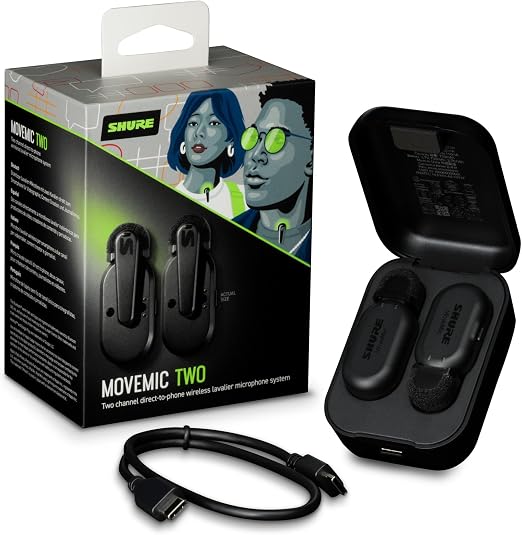 Shure MoveMic Two MV-TWO-Z6 Wireless Lavalier Microphone System SHURE