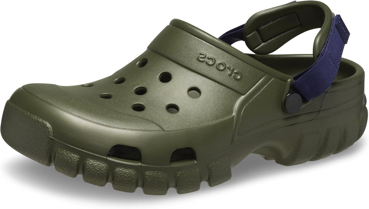 Crocs Unisex Off Road Sports Clog, Army Green/Navy, US M4/W6 - EU 36 CROCS