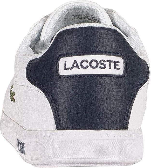 Lacoste Men's Graduate BL21 1 SMA Sneaker, White/Navy, 7 US / EU 39.5 Lacoste