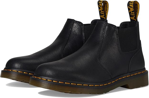Dr. Martens Unisex 2976 Crop Chelsea Boots - Classic Slip-On Ankle Boots UK 5 / US M 6 W 7/ EU 38 Dr Martens