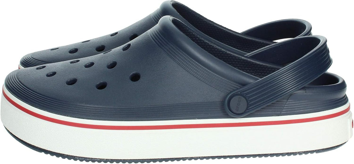 Crocs Unisex Off Court Clog, Navy, US M6/W8 - EU 38 - side profile