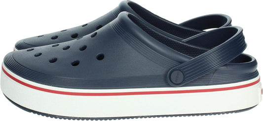 Crocs Unisex Off Court Clog, Navy, US M6/W8 - EU 38 - side profile