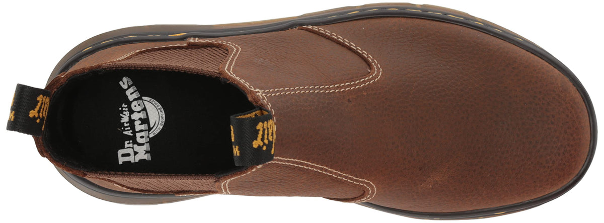 Dr. Martens Unisex Hardie II Chelsea Boot, Whiskey Pit Quarter Leather, UK 4/US M5W6 / EU  37 DR MARTENS