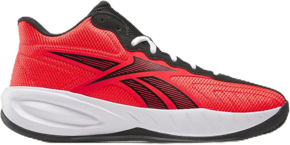Reebok Unisex Press Basketball Sneaker, Energy Red/Black/White - EU 38.5 Reebok