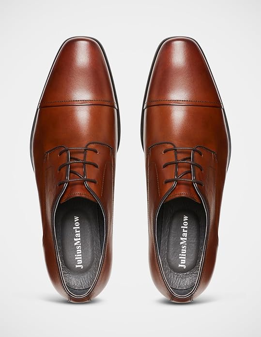 Julius Marlow Men's Knock Dress Shoe, Cognac, UK 8/US 9, EU 42 JULIUS MARLOW