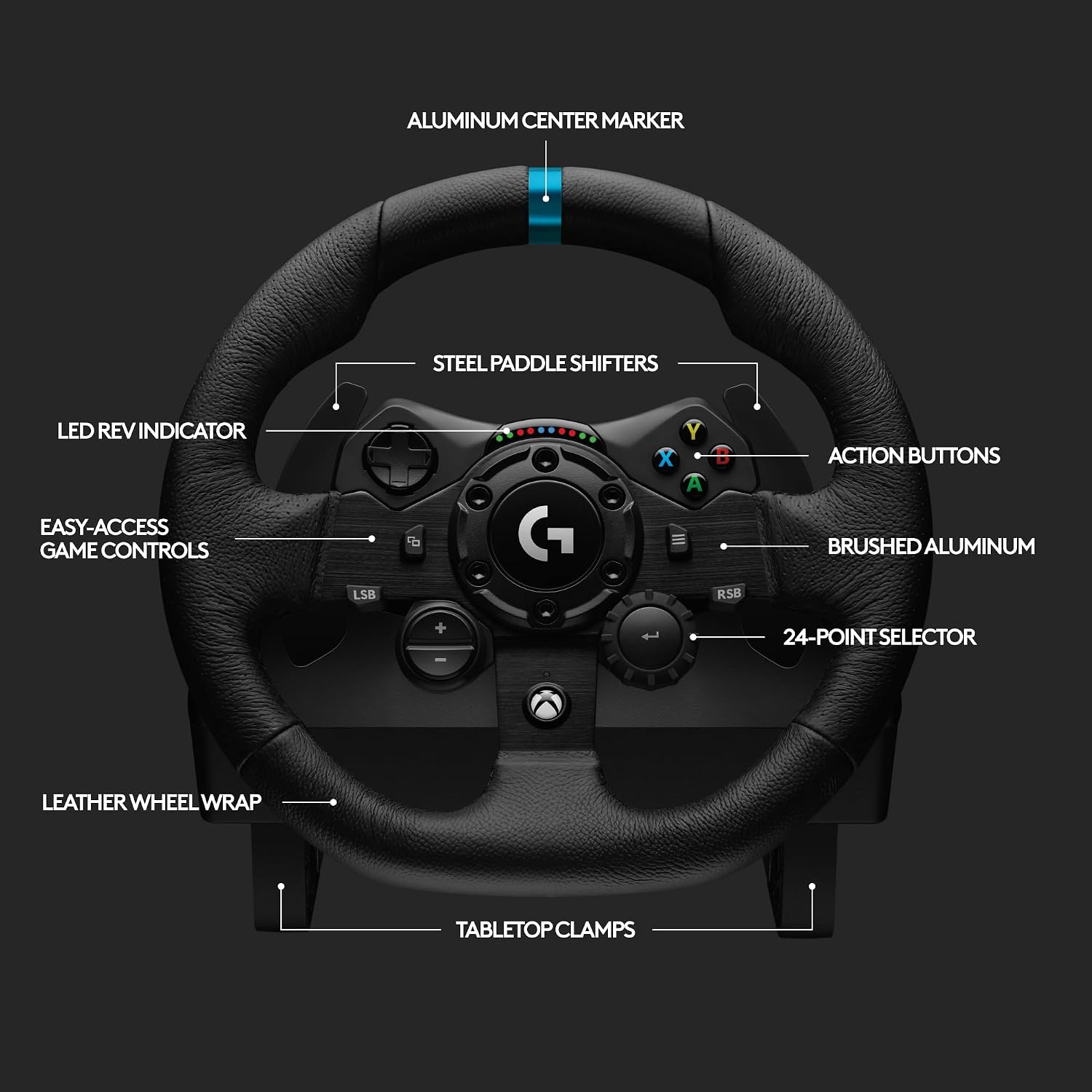 Logitech G923 Racing Wheel & Pedals – Xbox Series X|S, Xbox One & PC – TRUEFORCE – As New Amazon Perth