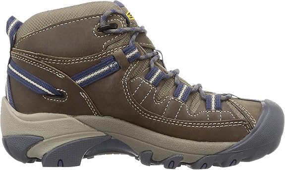 KEEN Women's Targhee II Mid Waterproof Hiking Boot, Goat Crown Blue, 6 US Keen
