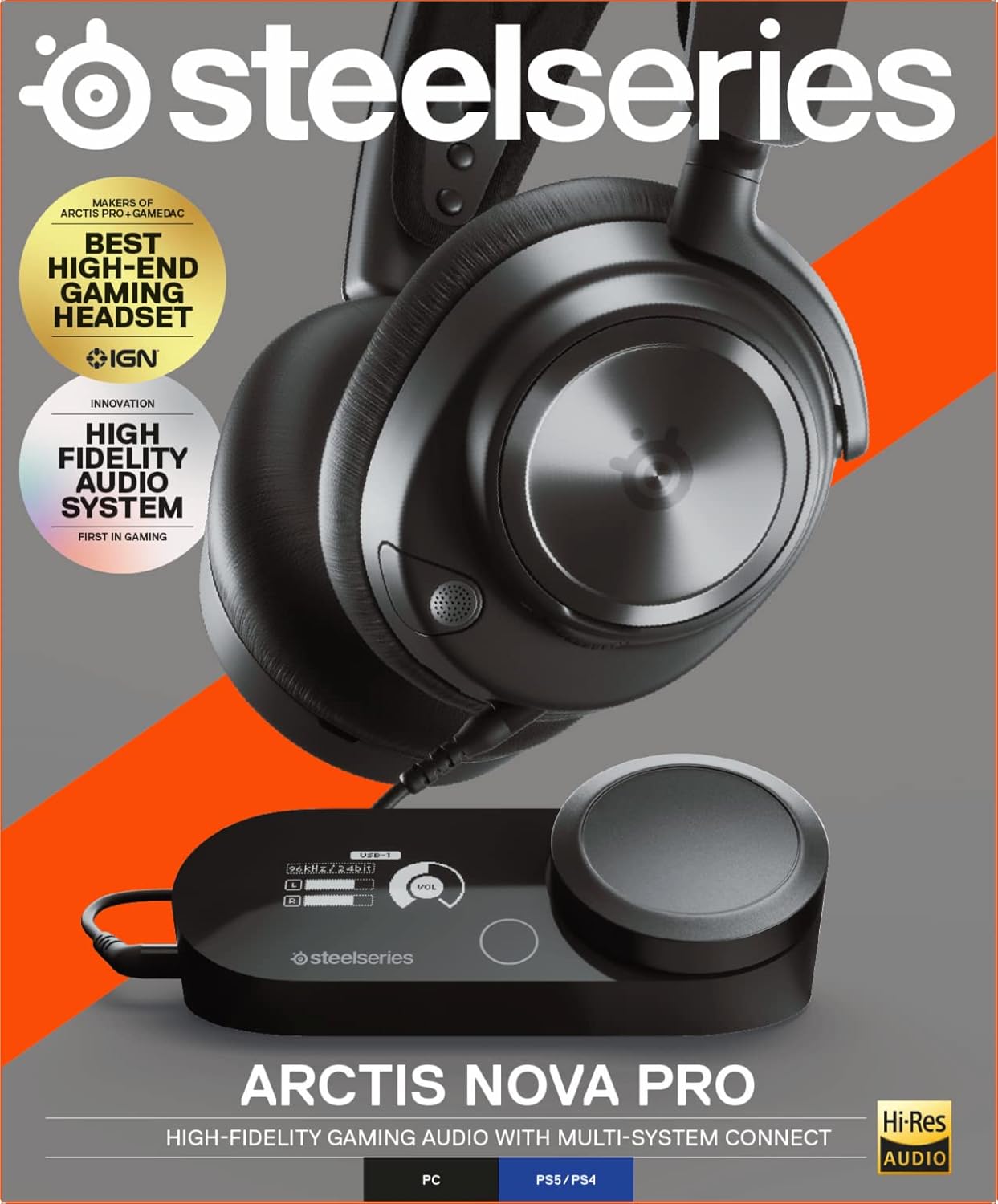 SteelSeries Arctis Nova Pro Wireless Multi-System Gaming Headset – Excellent Condition STEELSERIES