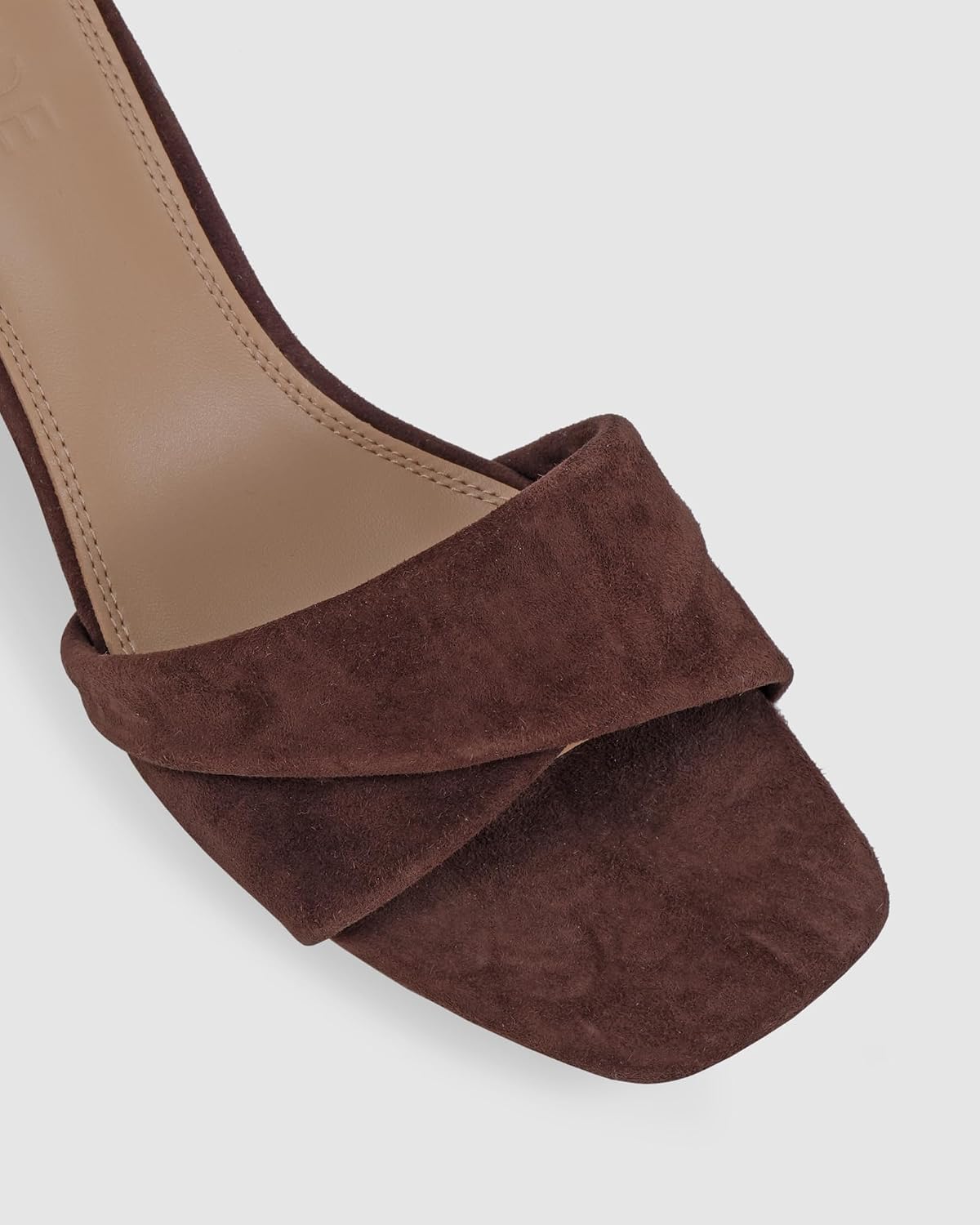 Nude Footwear Women's Britt Slingback Block Heel, Chocolate - EU 41 Nude Footwear