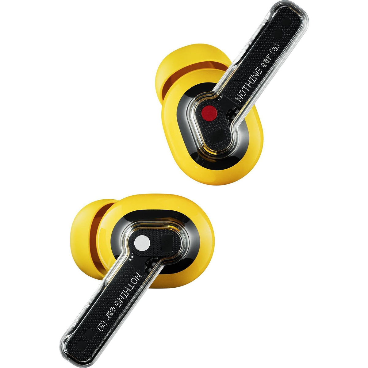 Nothing Ear (a) Wireless Earbuds in Yellow - front pair view