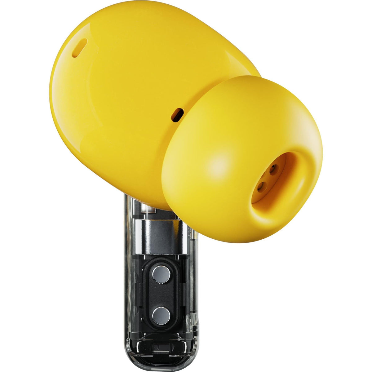 Nothing Ear (a) Wireless Earbuds in Yellow - single earbud angled view