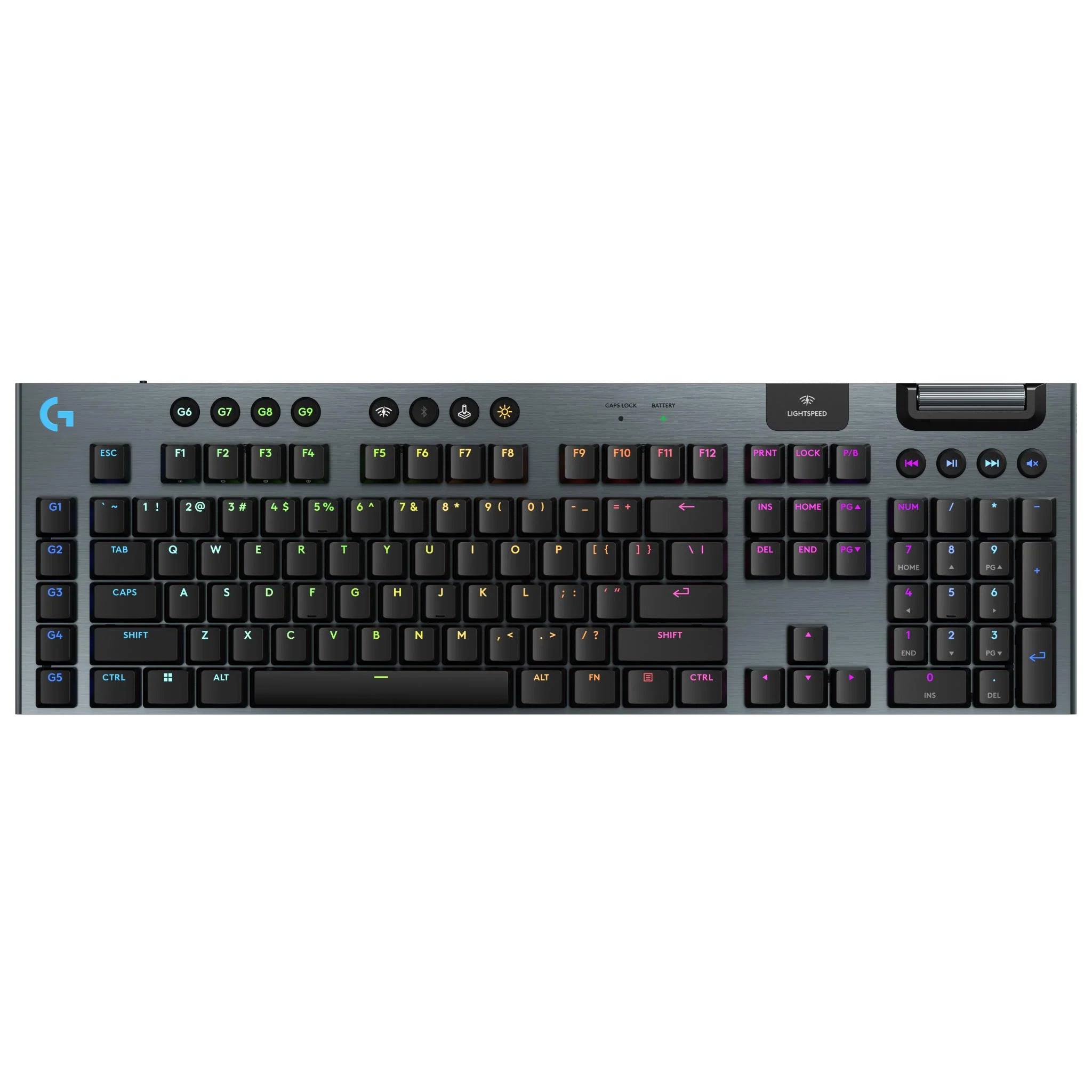 Logitech G915 X LIGHTSPEED Wireless Gaming Keyboard GL Brown Black – As New No Dongle Logitech