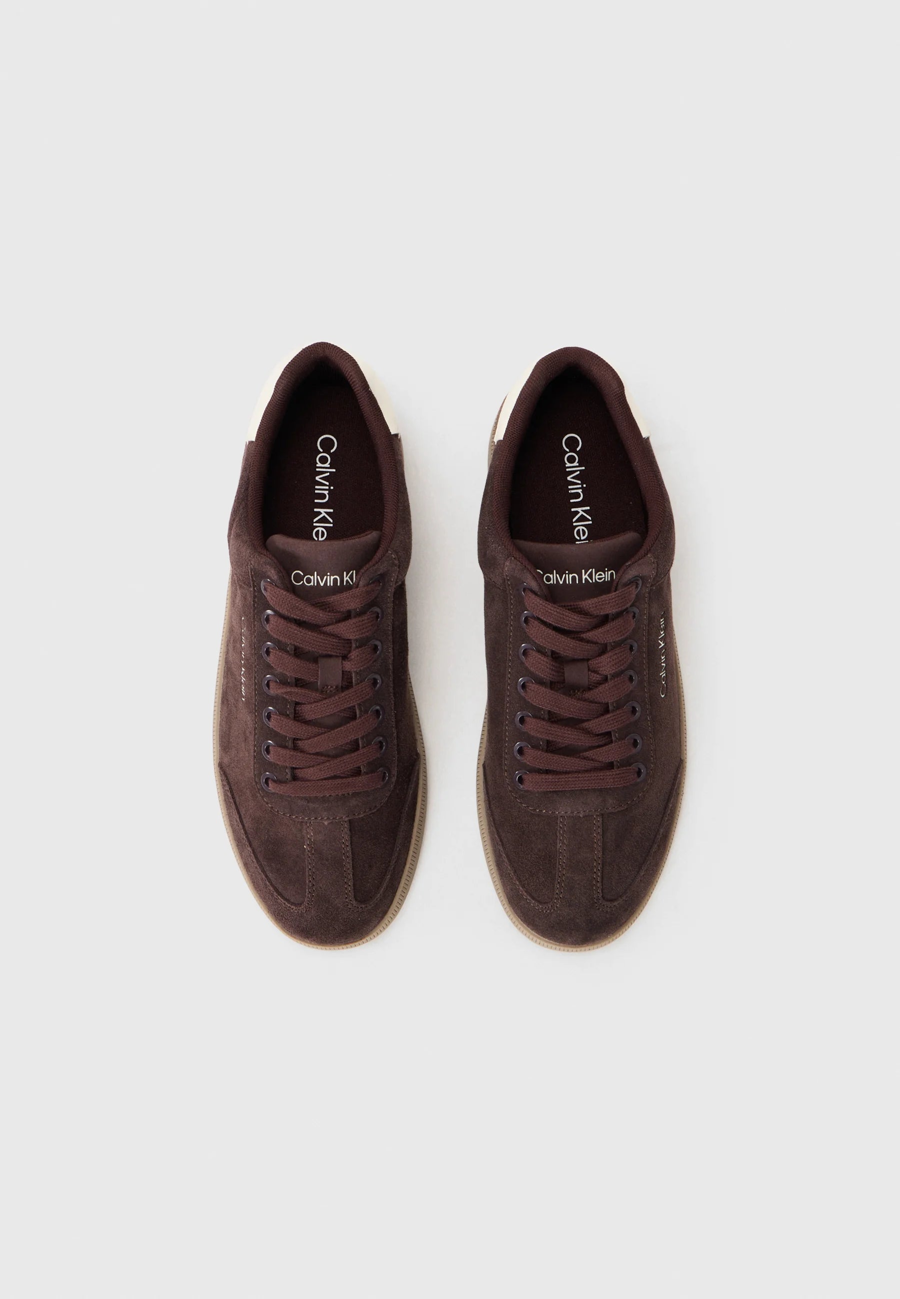 Calvin Klein Men's Cupsole Laceup Sneaker, Bordeaux/Marshmallow, 43 EU Calvin Klein