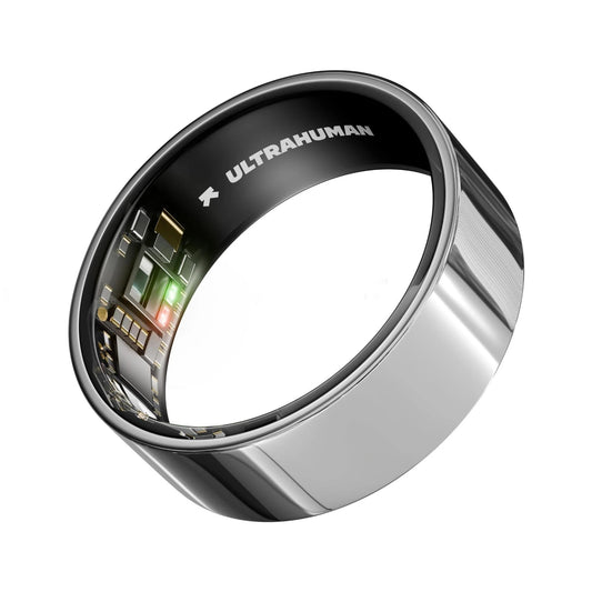 Ultrahuman Ring AIR Smart Ring Size 9 Space Silver Health & Fitness Tracker - As New Ultrahuman