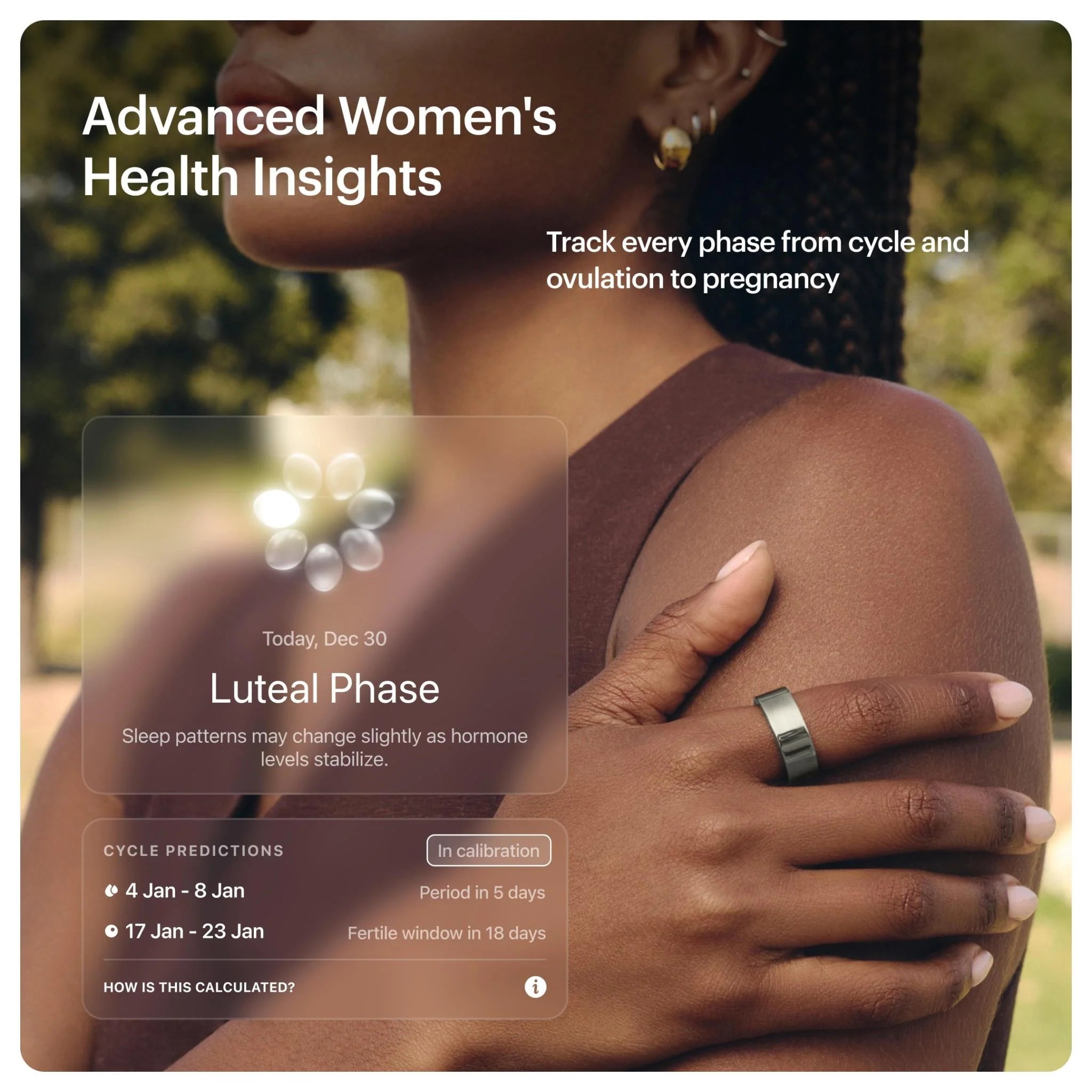 Ultrahuman Ring AIR Smart Ring Size 9 Space Silver Health & Fitness Tracker - As New Ultrahuman
