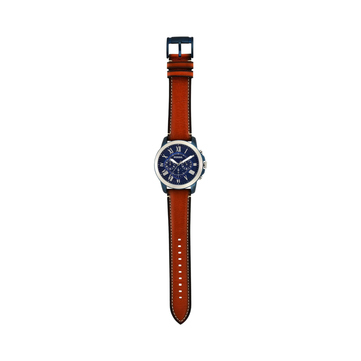 Fossil Men's Grant Watch, FS5151, Blue, 44 mm - As New Condition FOSSIL